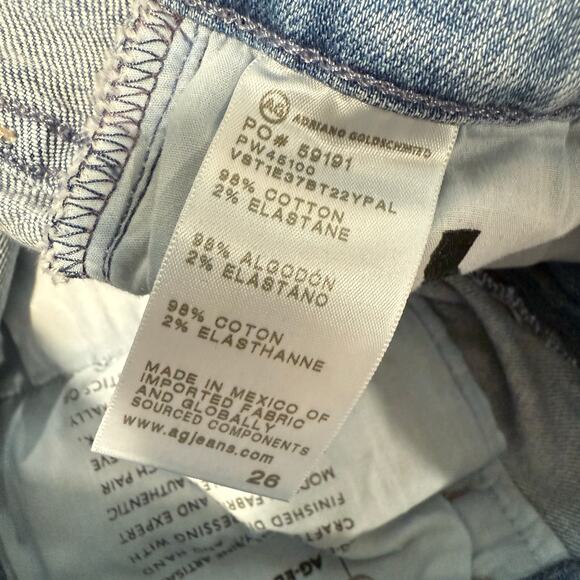 AG Adriano Goldschmied Women's Jeans Rian High Rise Straight 26 - Picture 6 of 9